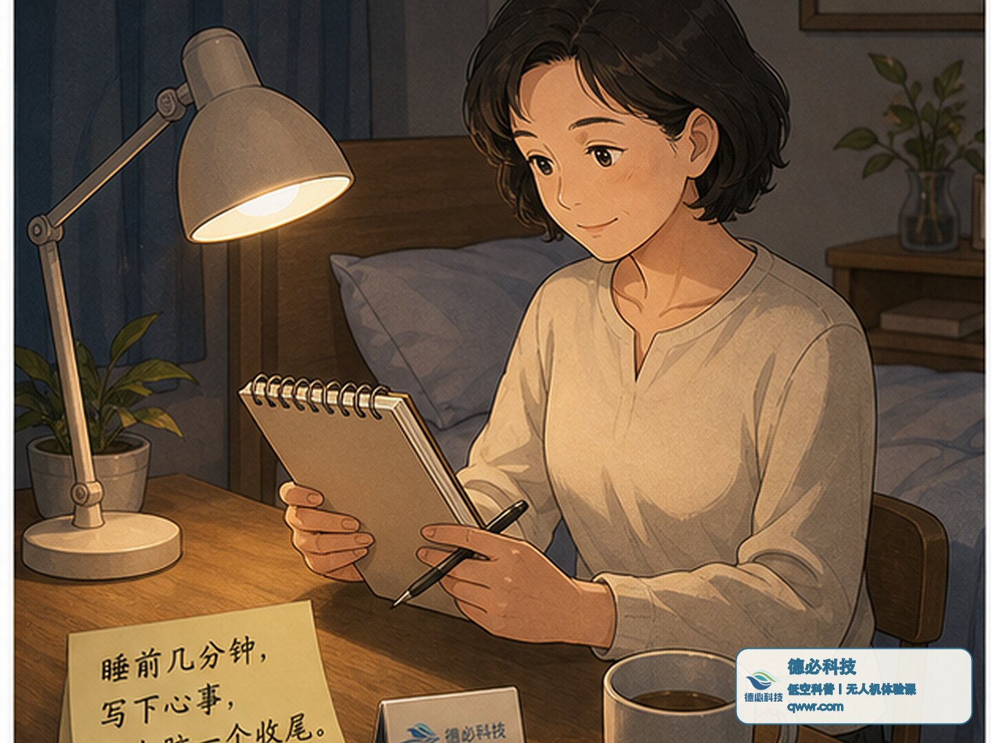 晚上心里总惦记没完成的事 先写三行收尾