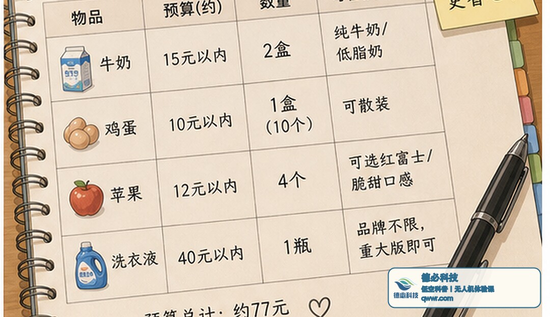 家里帮忙带东西 先把价钱和数量说清