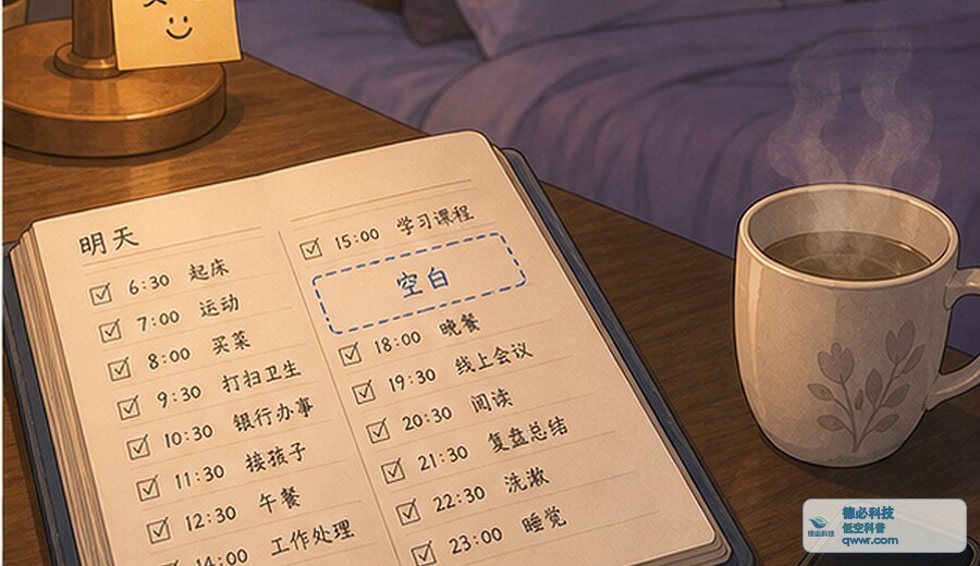晚上越想把明天安排满越睡不稳 先留一个空档