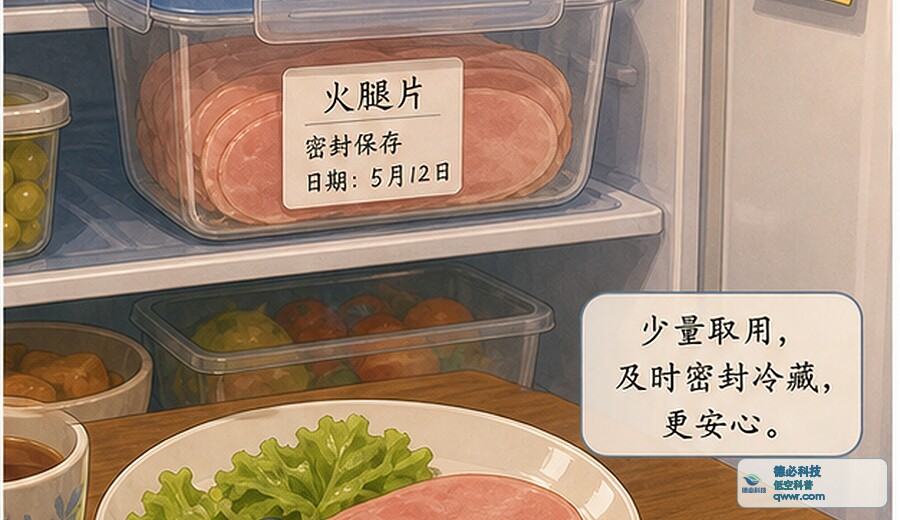 开封火腿片放了两天 先别觉得还能夹着吃