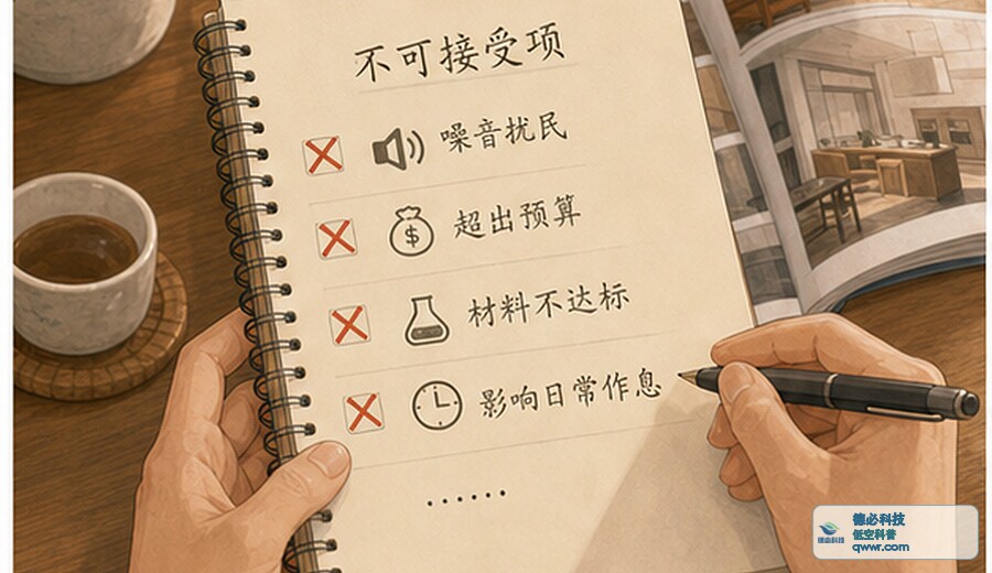 家里共同装修前 先列不可接受项