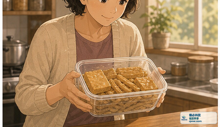 熟豆制品放久了 先看有没有发酸