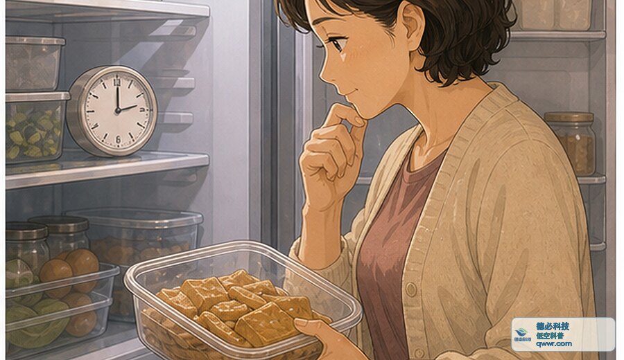 熟豆制品放久了 先看有没有发酸