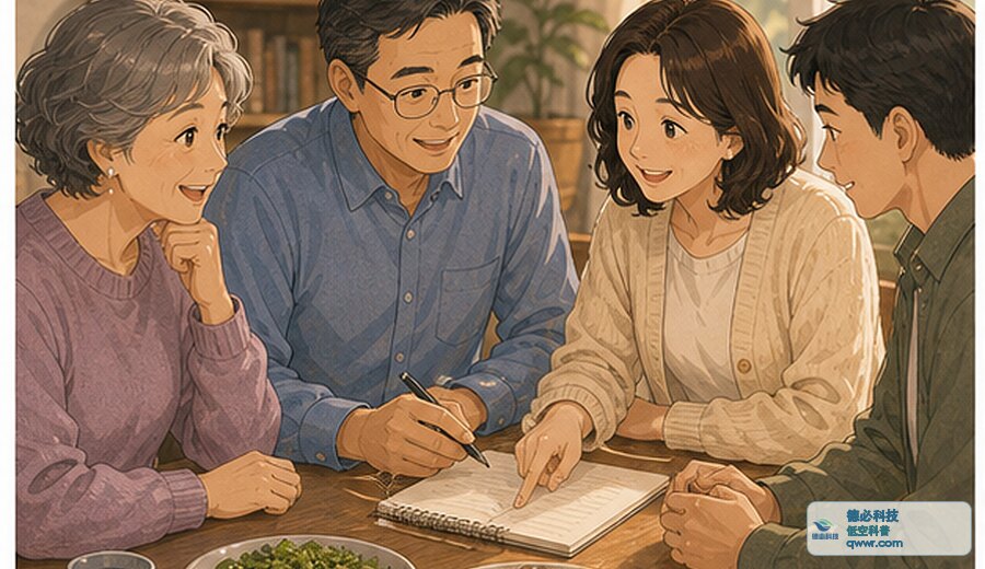 家里临时聚餐前 先确认谁来买菜