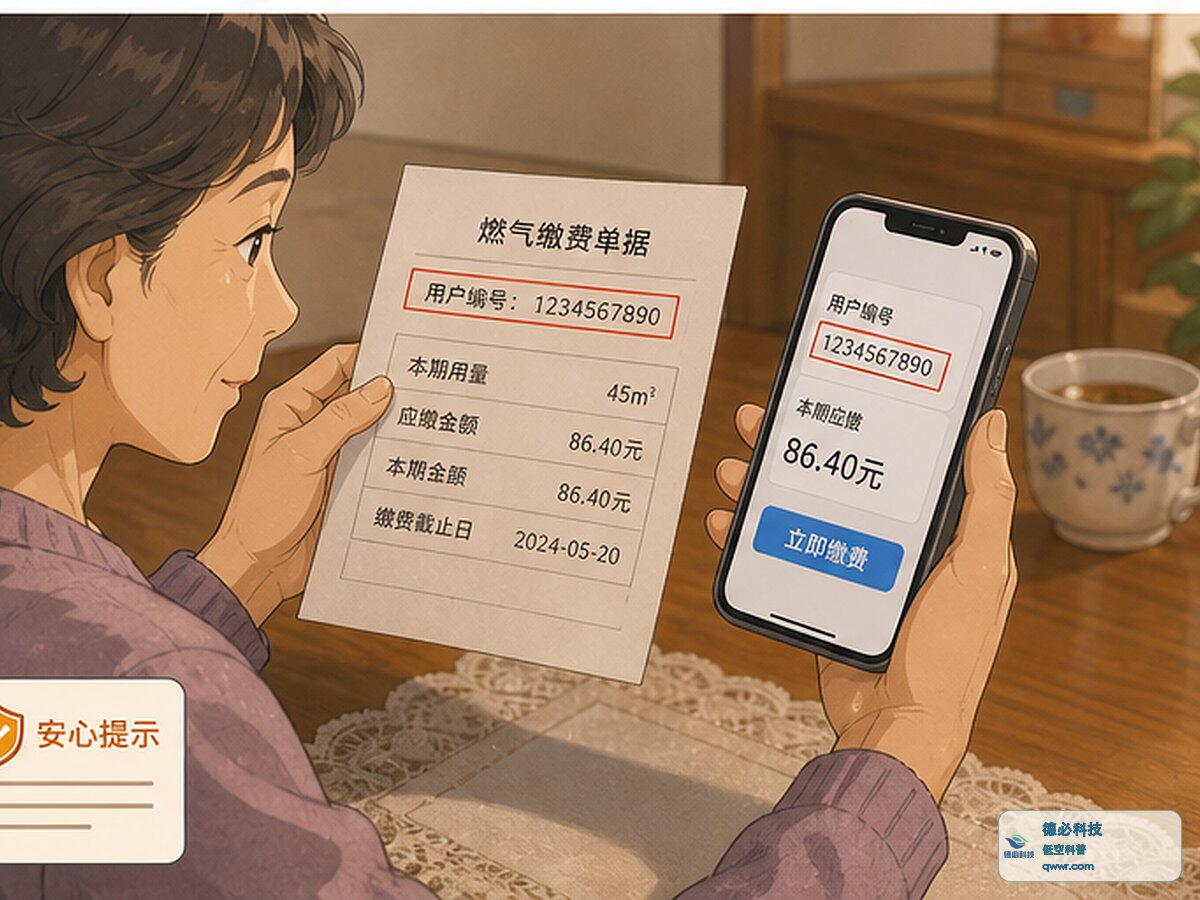 短信说燃气欠费 先回缴费平台查