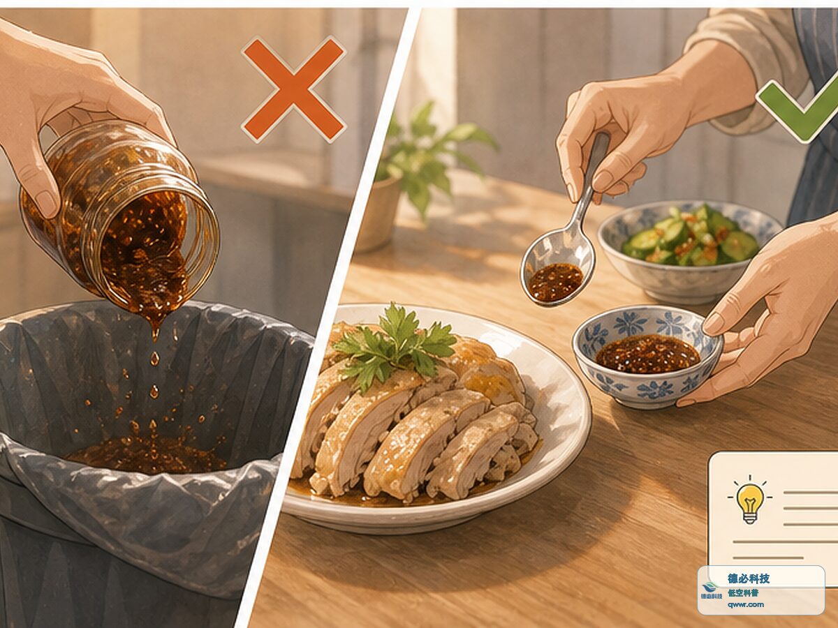 开封熟食蘸料放久了 先别继续用