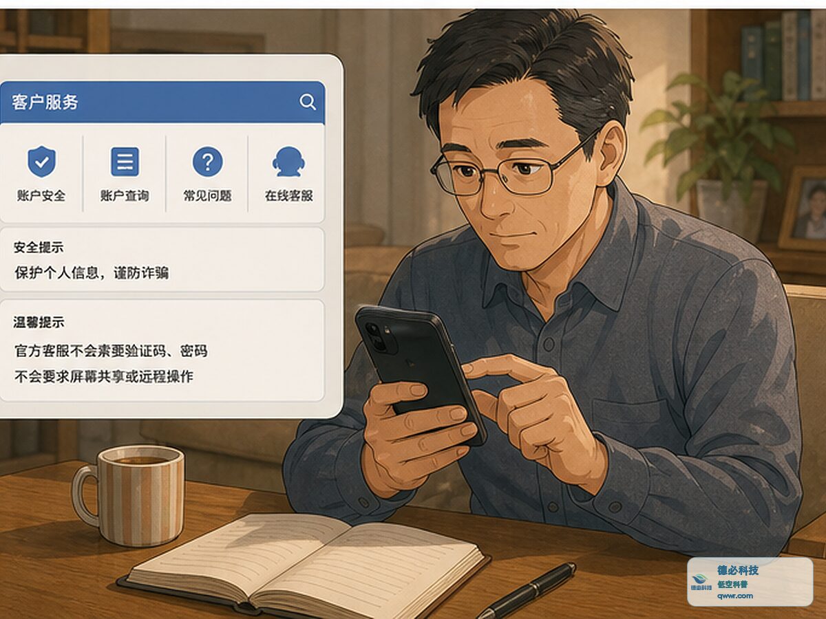 电话说账户升级 先别开屏幕共享