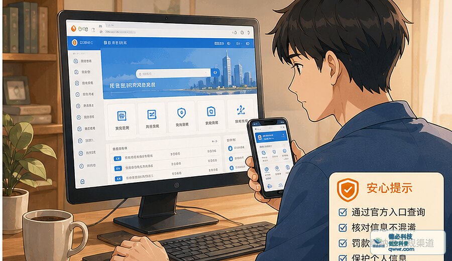 有人说能代缴罚款 先回官方入口查