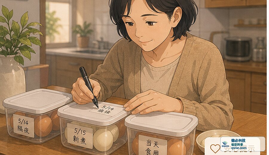 熟鸡蛋隔夜后 先看有没有异味