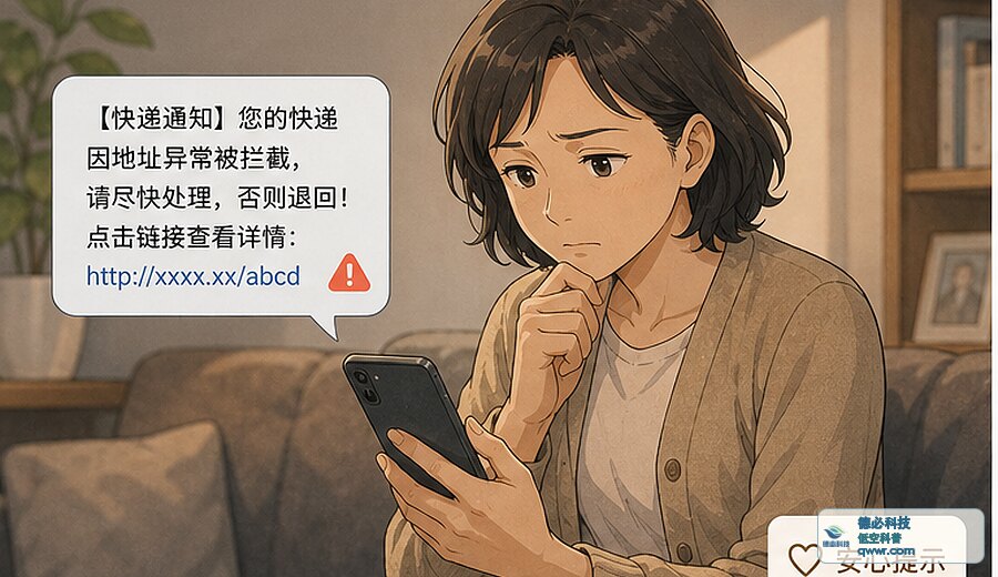 短信说快递异常 先回物流官方查