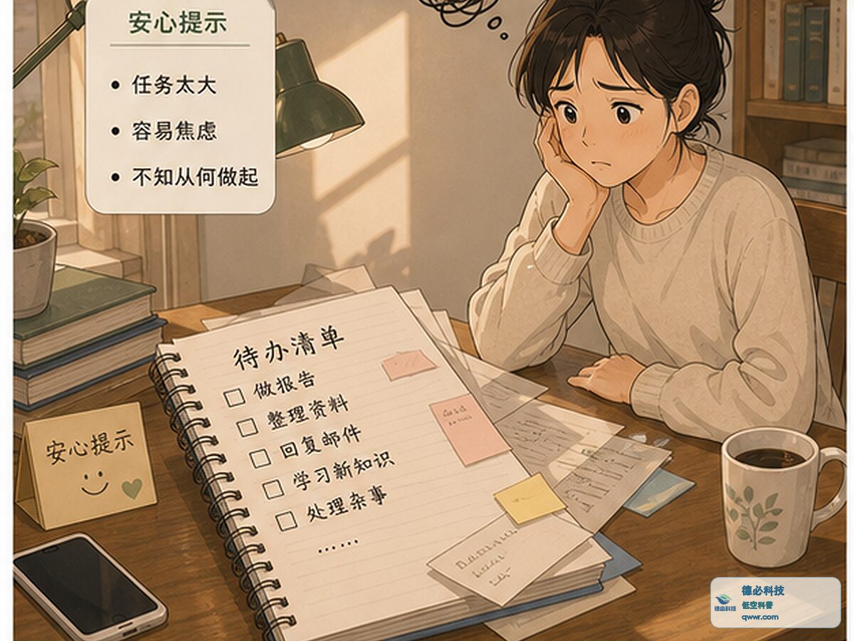 一想到任务就烦 先拆成三小步