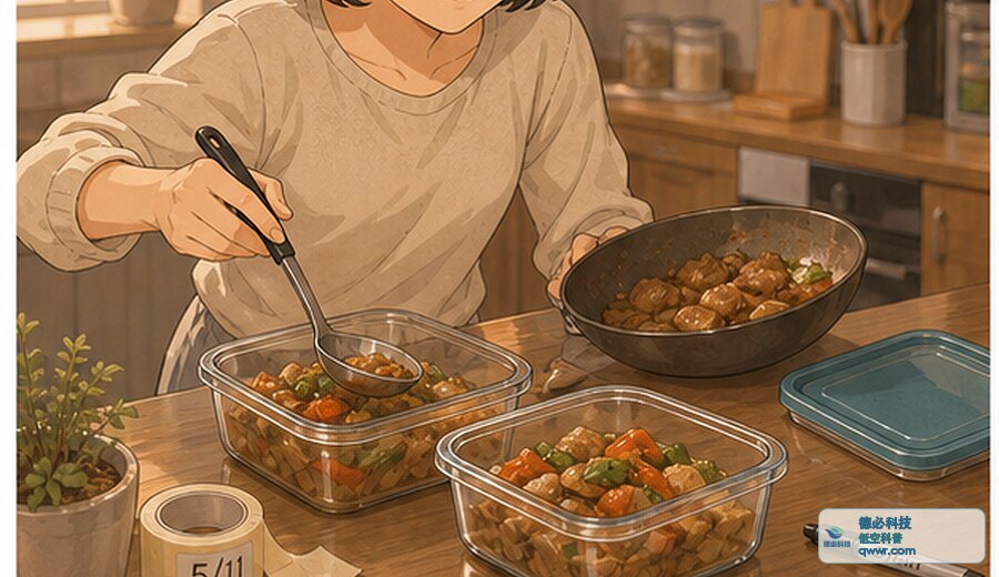 剩菜装盒前 先等热气散一散