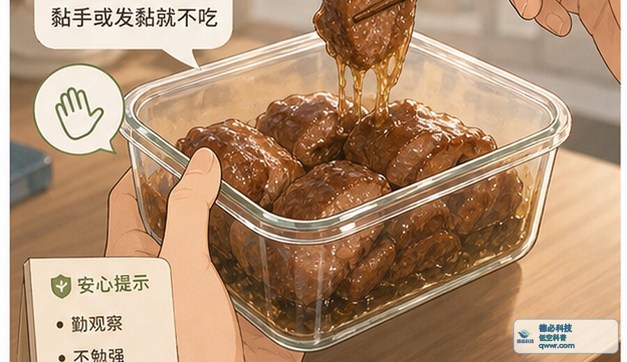 熟肉冷藏几天后 先看气味和黏度