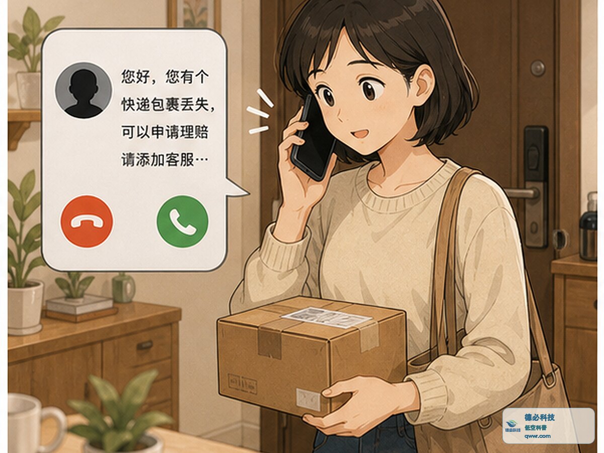 电话说快递理赔 先回原平台查