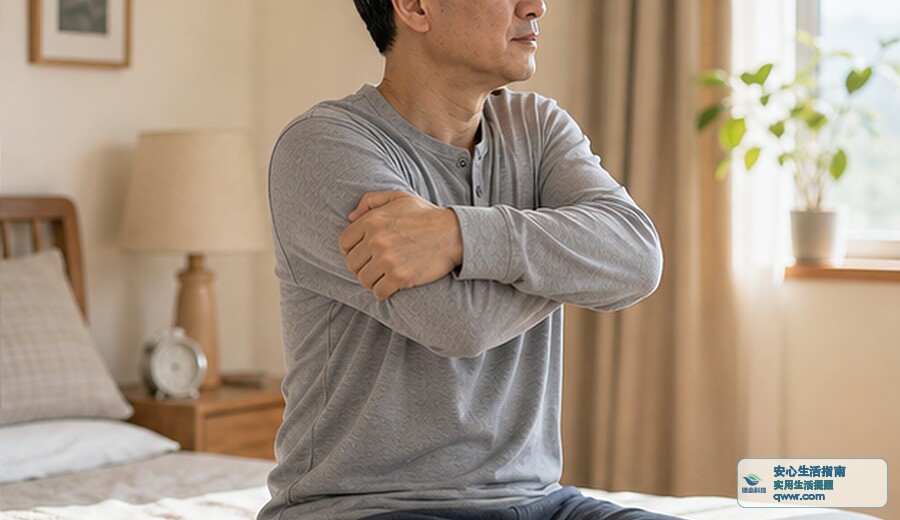 起床后腰背僵硬 先慢慢活动