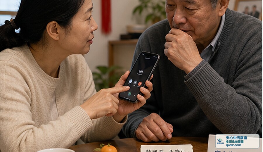 亲友托你转账前 先确认本人意愿