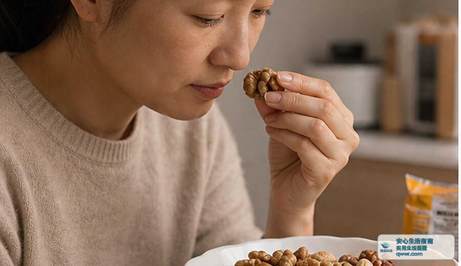 开封坚果有油味 先别继续吃