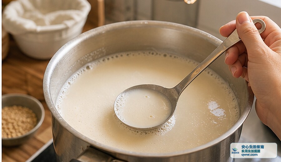豆浆没煮透 先别急着喝