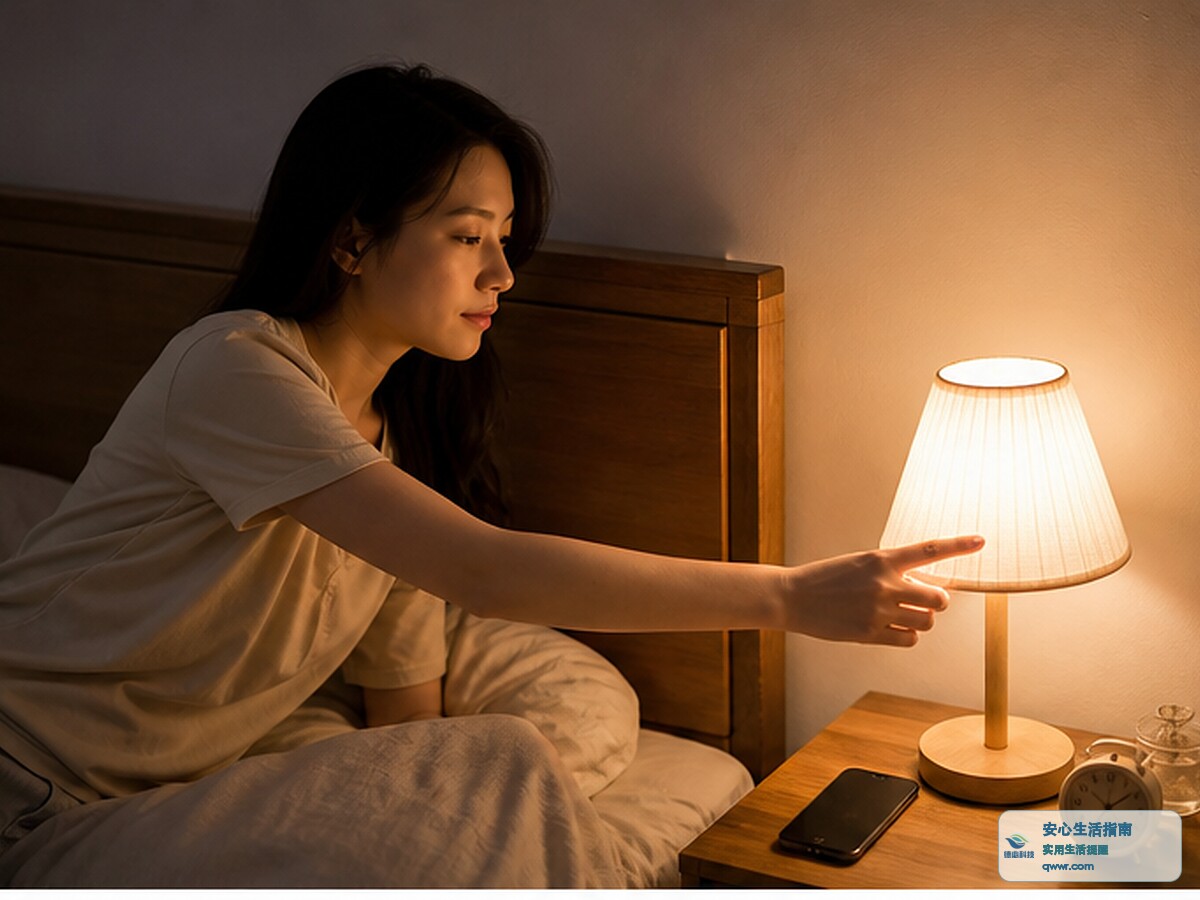 越想睡越睡不着 先把灯关小