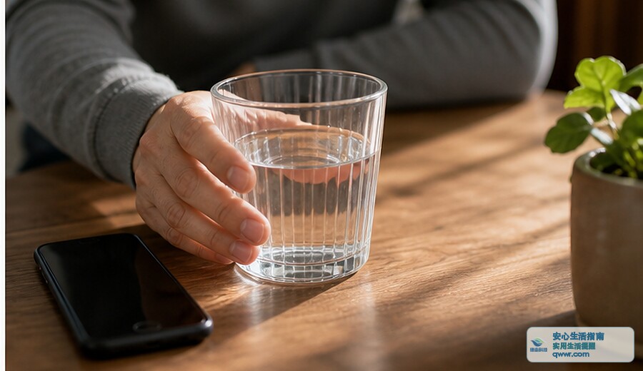 早上心慌手抖 先坐下补点水