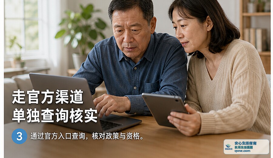 短信说社保补贴 先回官方入口查