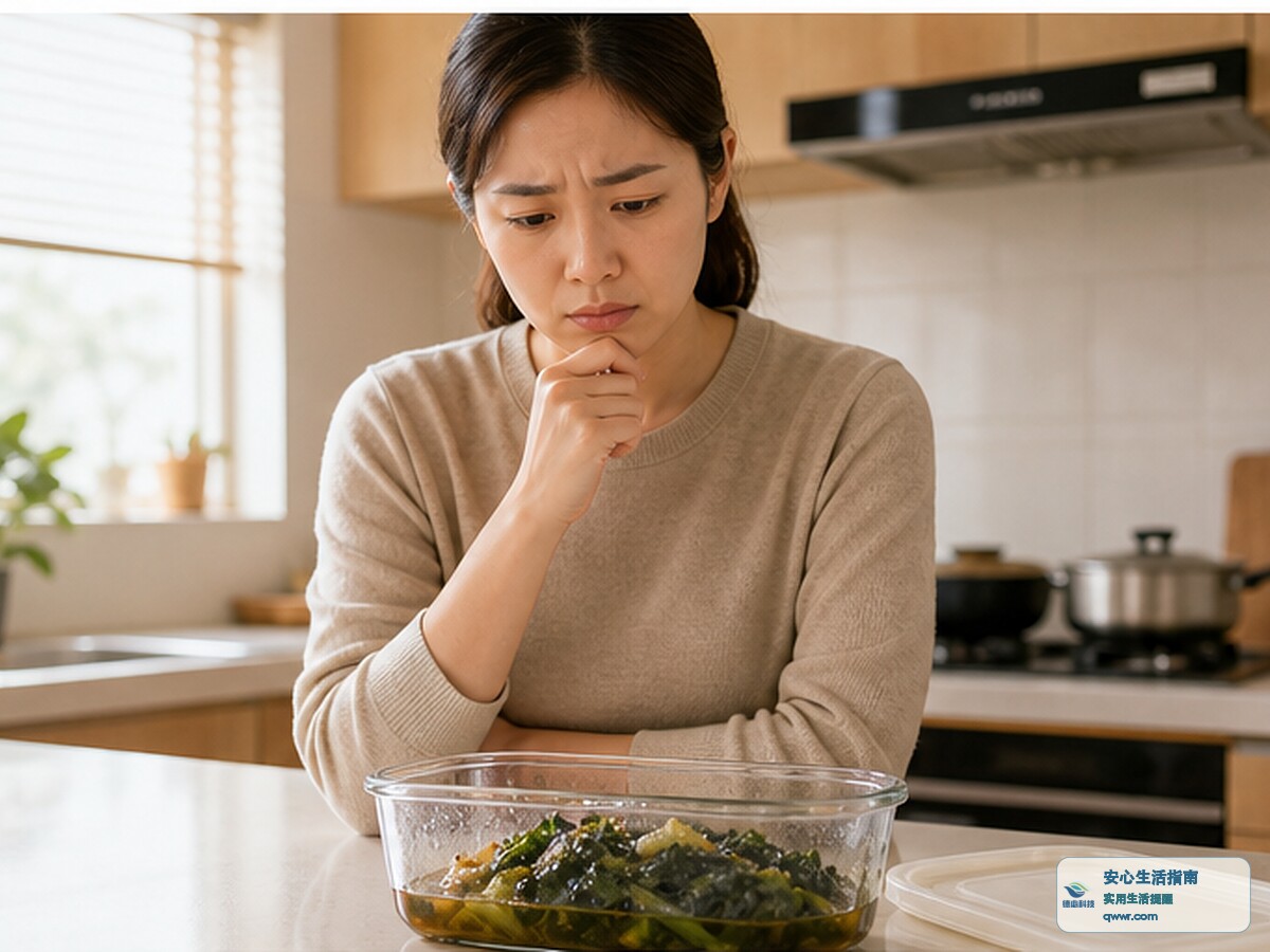 熟菜出水发酸 先别再翻炒