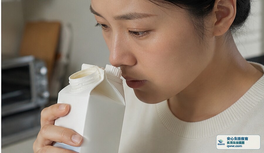 牛奶开封久了 先闻味看日期