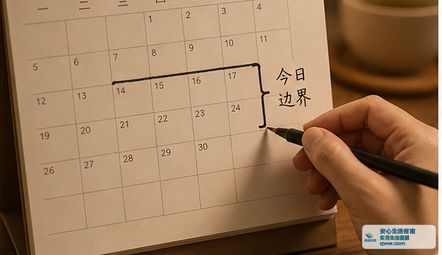 事情太多时 先给今天画个边界