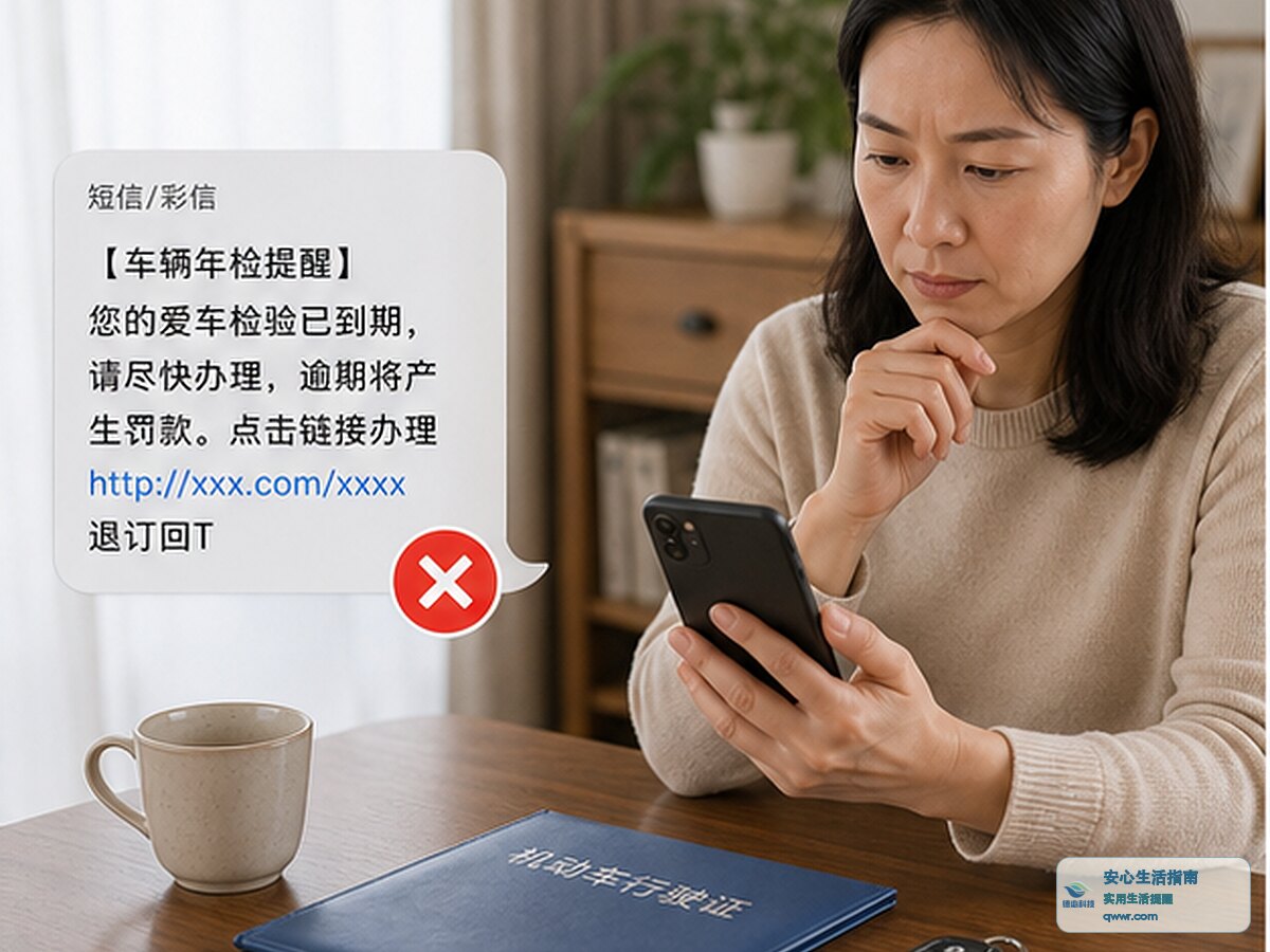 短信说车辆年检 先查官方入口