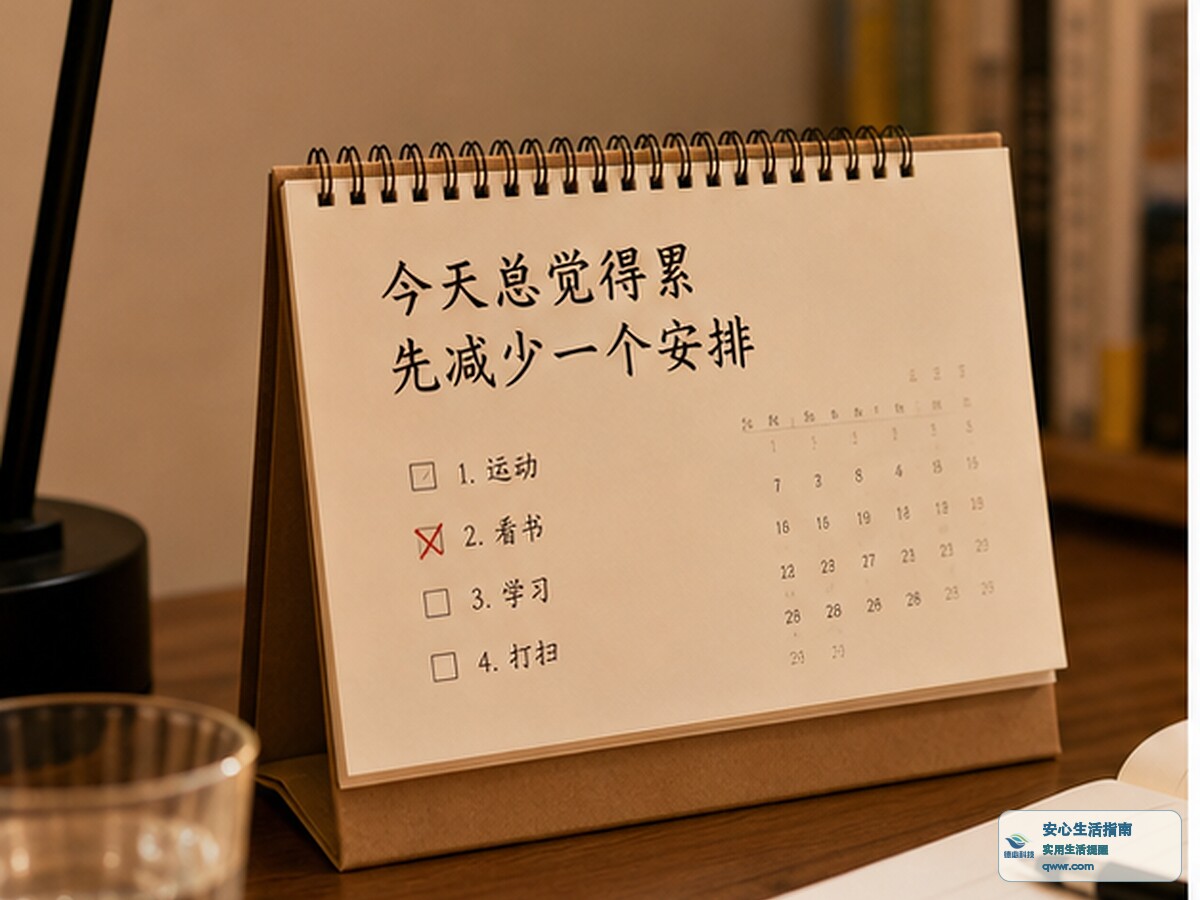 今天总觉得累 先减少一个安排