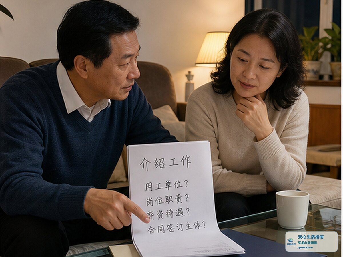 亲戚介绍工作 先问清用工主体