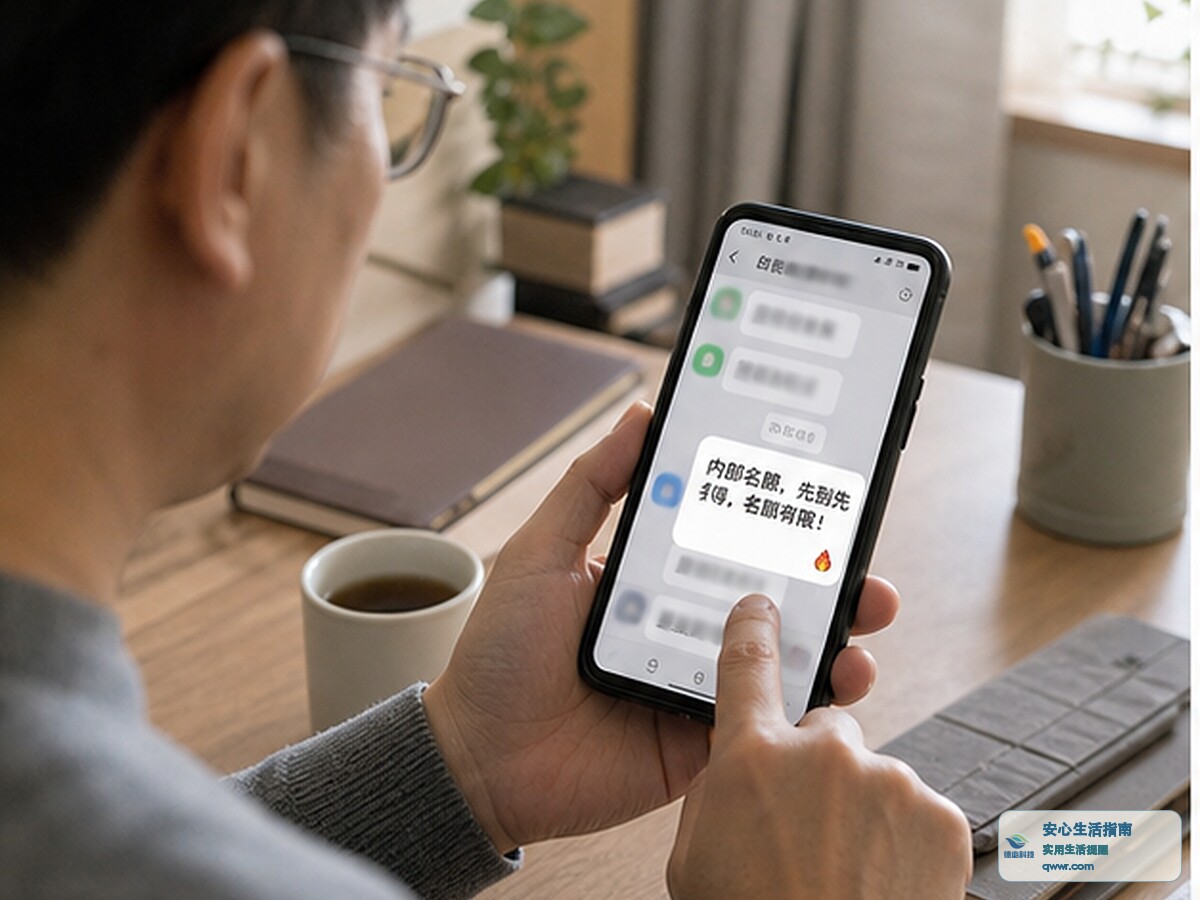 群里说内部名额 先问正规渠道