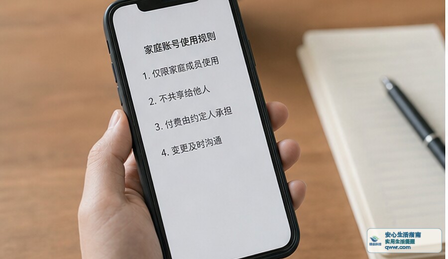 家里共用账号 先分清谁付款