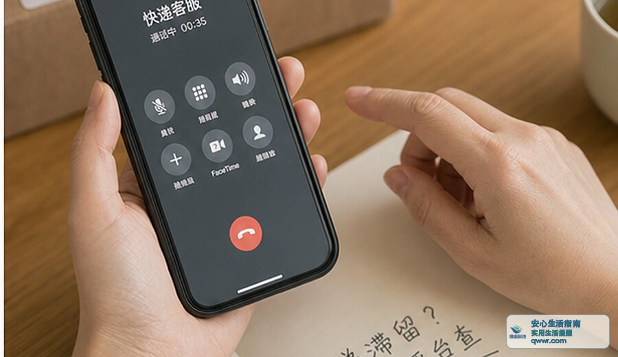 电话说快递滞留 先回原平台查