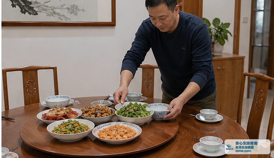 家里临时聚餐 先分清谁准备