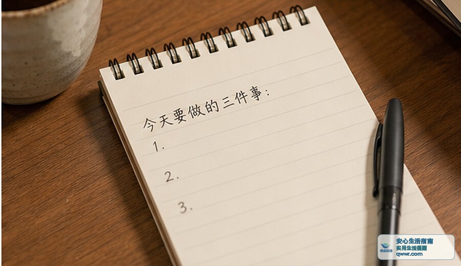 越忙越忘事 先把三件事写下