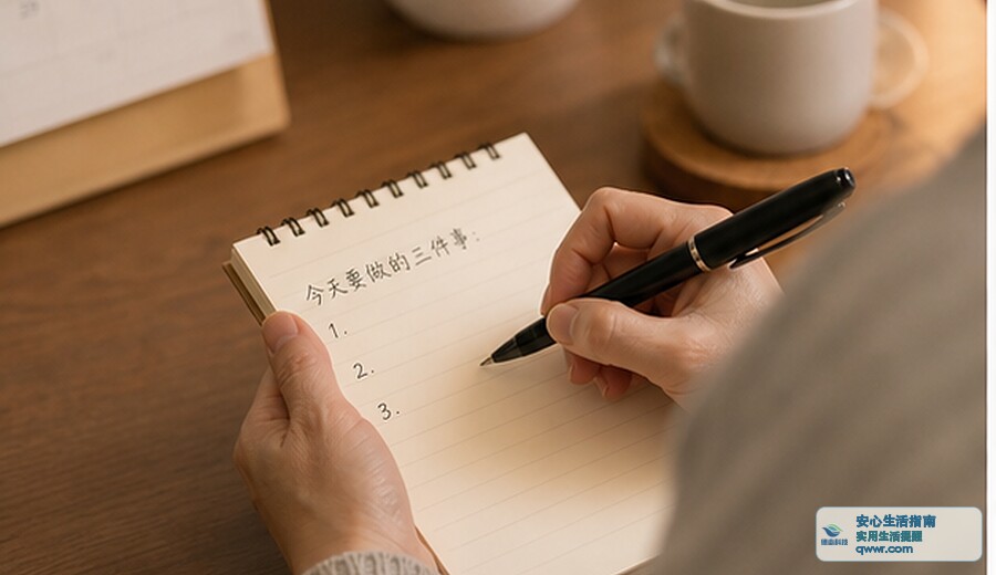 越忙越忘事 先把三件事写下