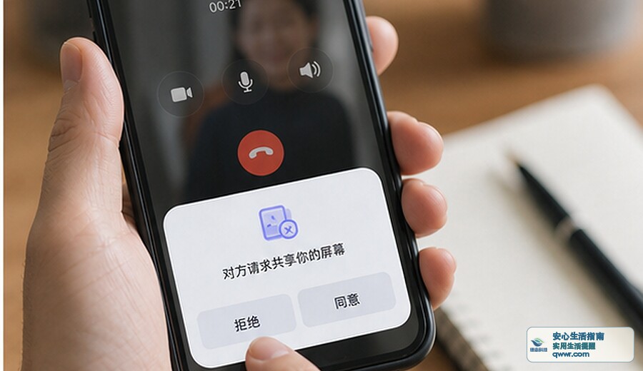 客服说账户风控 先别开屏共享
