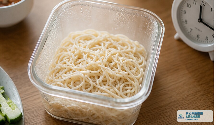 剩面条发黏 先别拌酱继续吃