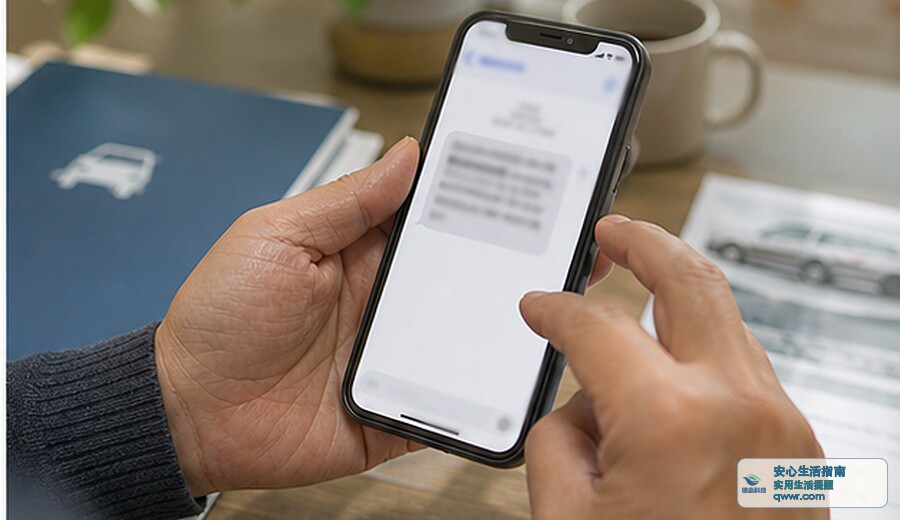 短信说车辆违章 先查官方编号