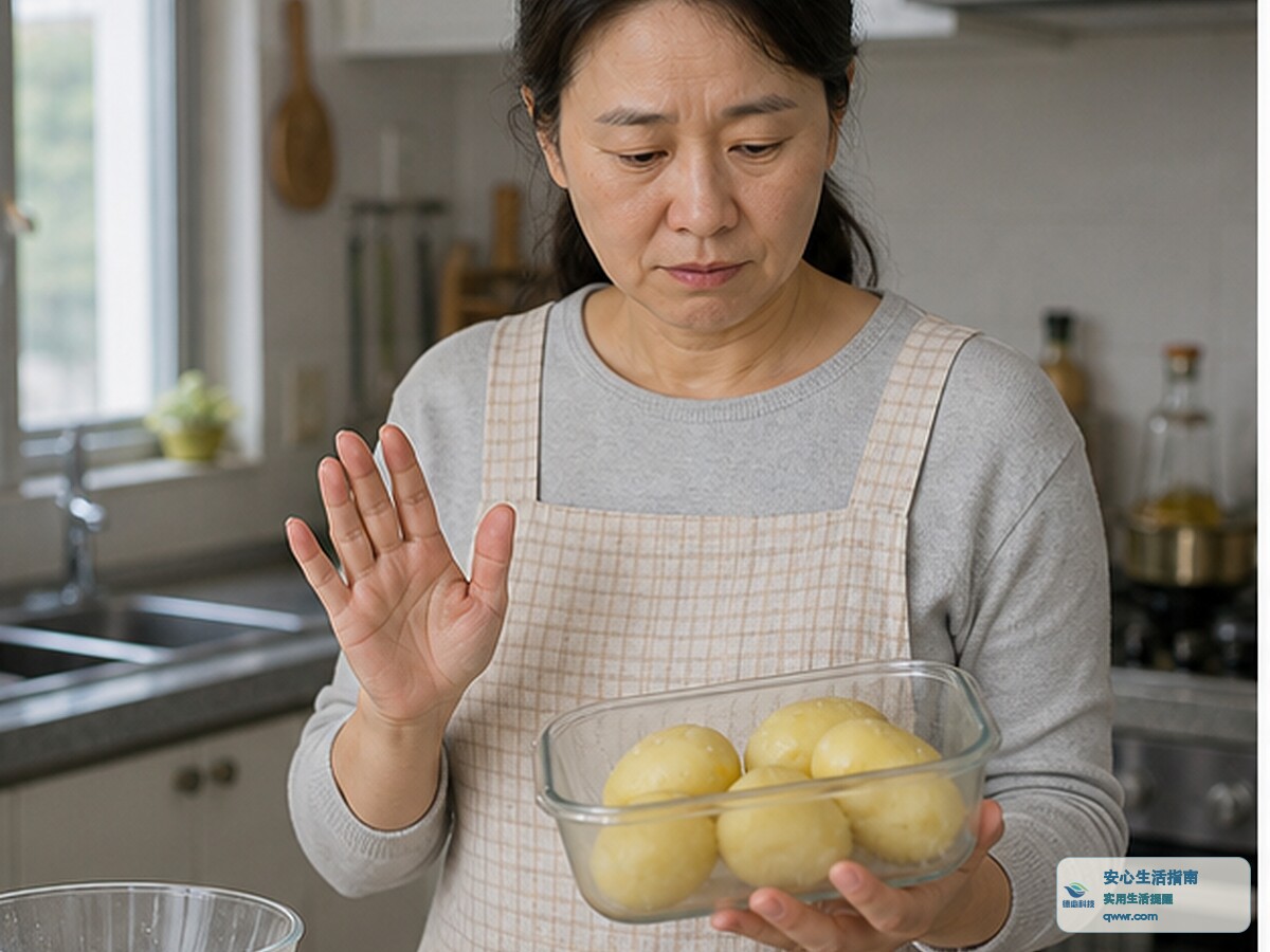 熟土豆发黏 先别再做成饼