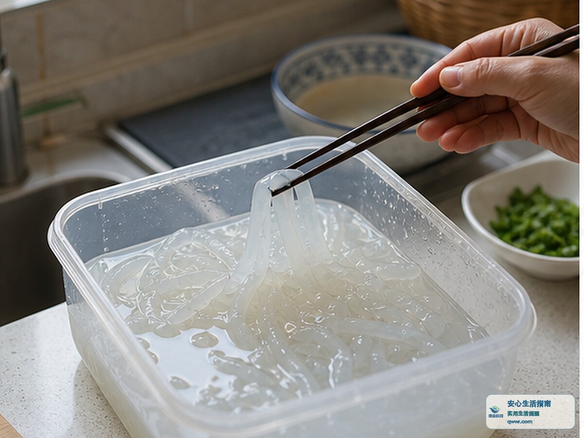 凉粉放久出水 先别再调味