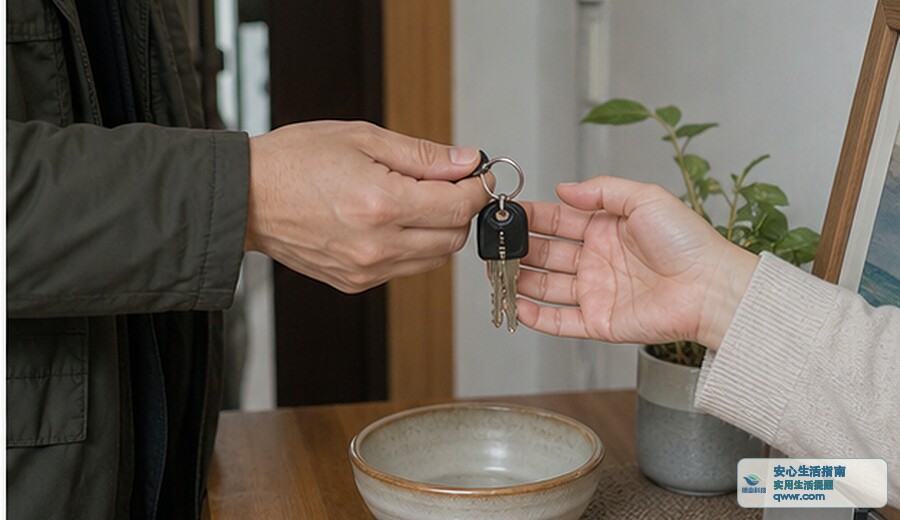 亲友临时用房 先确认钥匙归还