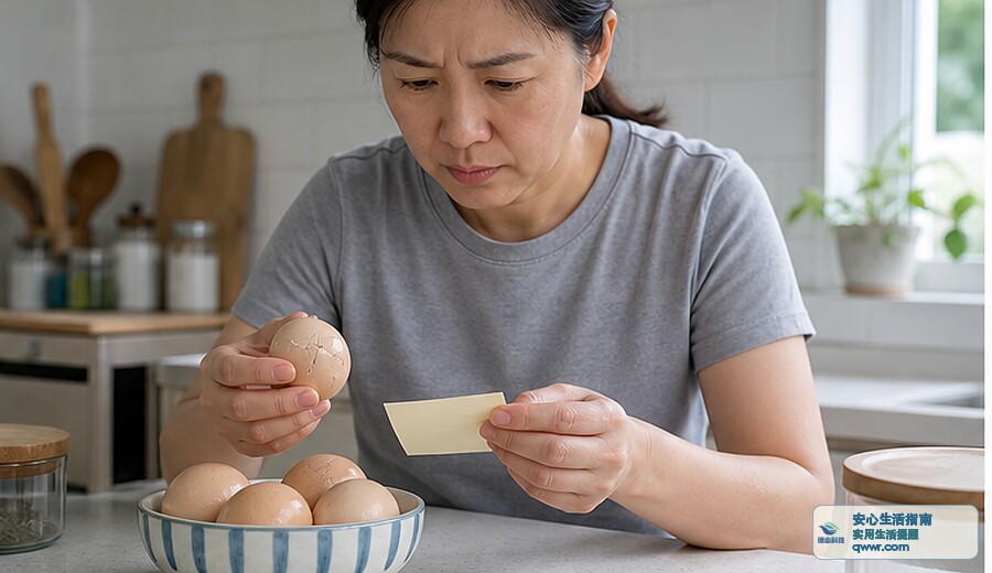 熟鸡蛋裂壳久放 先别继续吃