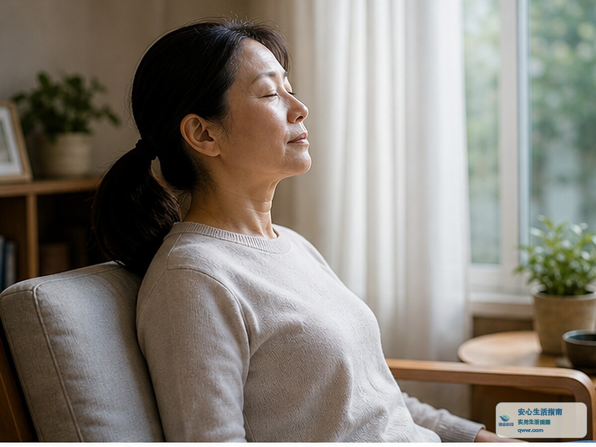 心里一直绷着 先把肩颈松一松