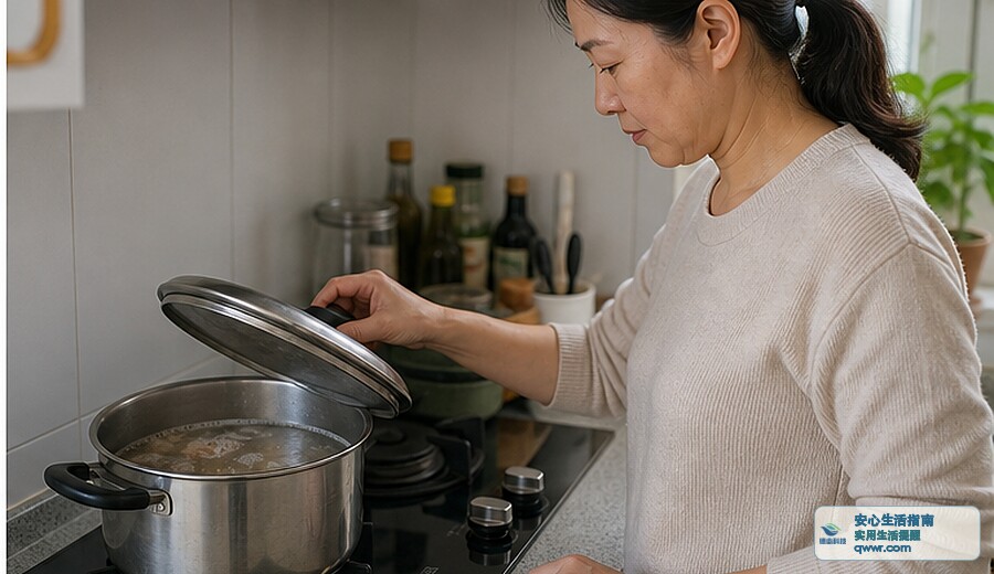 剩汤表面起泡 先别再烧开