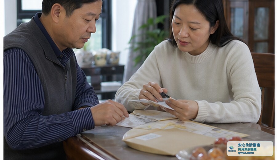 家里临时垫钱 先把凭证留好