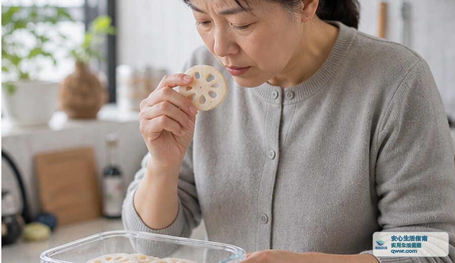 熟藕片有酸味 先别再凉拌