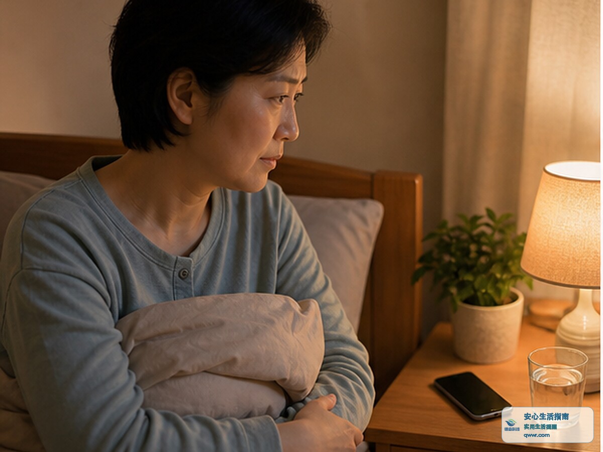 晚上心里发急 先把手机放远