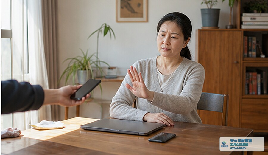 客服说账户冻结 先别扫解冻码